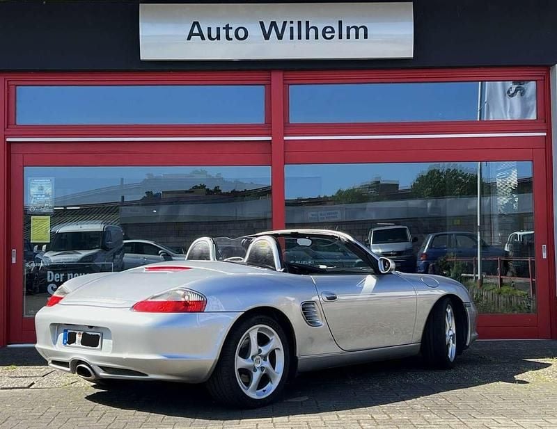 Gebraucht Porsche Boxster 228 PS (167 kW) 2003 Arktissilber metallic Cabrio