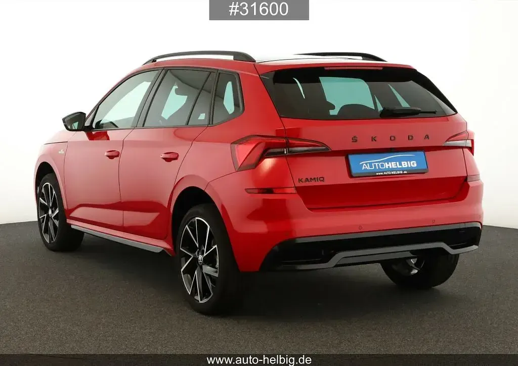 Gebraucht Skoda Kamiq Monte Carlo 150 PS (110 kW) 2023 Velvet red metallic SUV