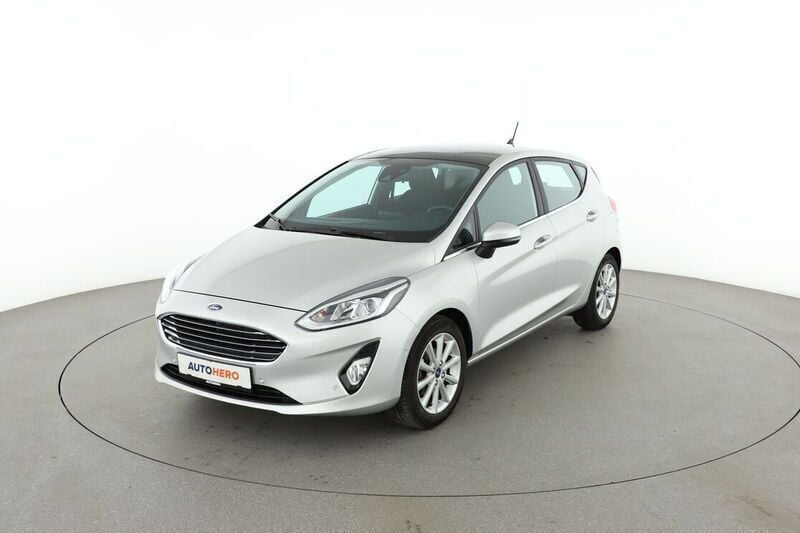 Silber Gebraucht 2019 Ford Fiesta Titanium Kleinwagen | 13.590 € (Fairer Preis) - Bild 1/4