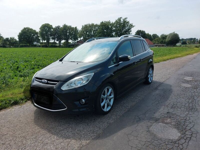 Schwarz Gebraucht 2012 Ford C-MAX Titanium Van / Kleinbus | 6.499 € (Fairer Preis) - Bild 1/4