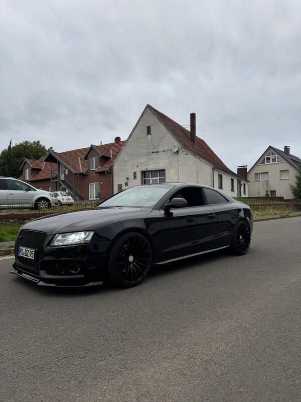 Schwarz Gebraucht 2008 Audi A5 S-Line Coupé | 11.990 € (Fairer Preis) - Bild 1/4