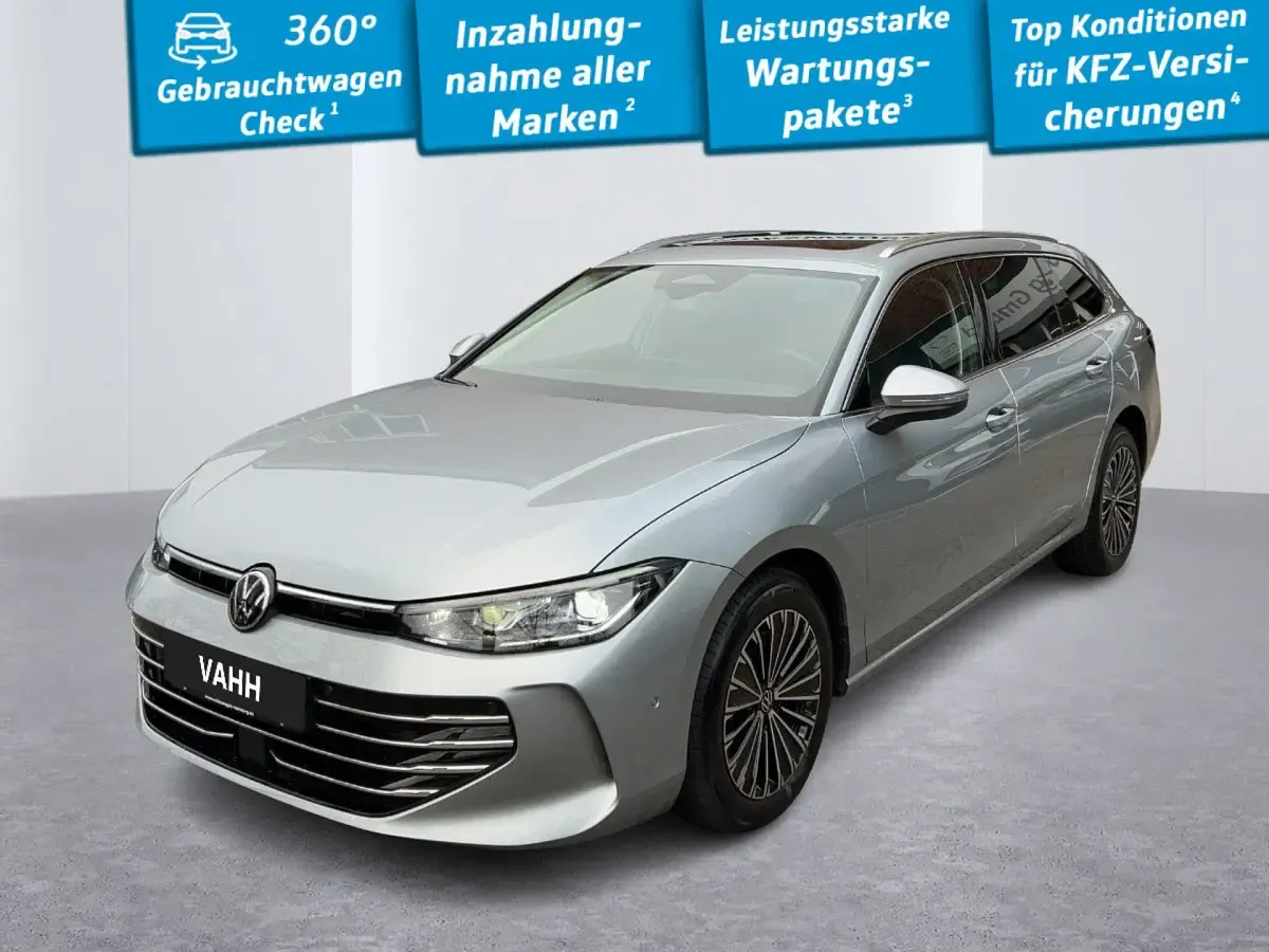 Gebraucht VW Passat Elegance 150 PS (110 kW) 2025 Oyster silver metallic Kombi