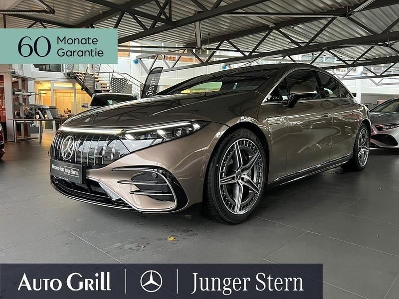 Metalliclack samtbraun Gebraucht 2023 Mercedes EQS 53 AMG AMG Limousine | 79.900 € - Bild 1/4