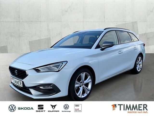 Weiß Gebraucht 2024 Seat Leon ST FR-Line Kombi | 30.300 € (Etwas zu teuer) - Bild 1/4
