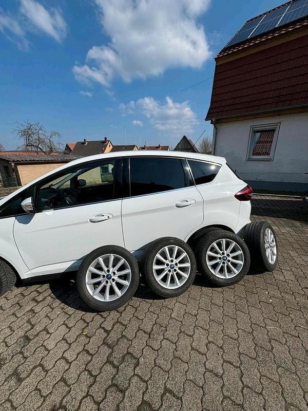 Gebraucht Ford C-MAX Titanium 125 PS (91 kW) 2016 Weiß Van / Kleinbus