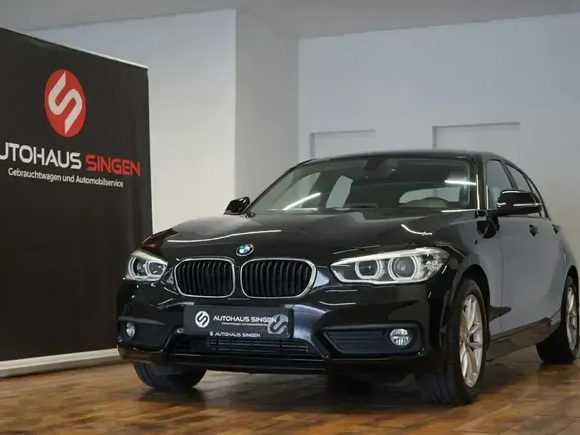 Gebraucht BMW 118 Advantage 136 PS (100 kW) 2018 Schwarz (schwarz ii) schwarz Kleinwagen