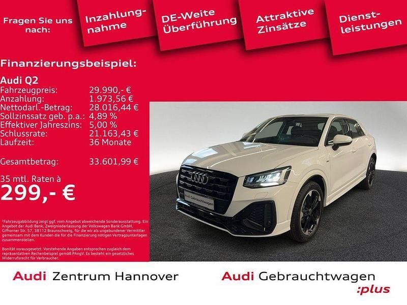 Gebraucht Audi Q2 S-Line 150 PS (110 kW) 2025 Arkonaweiß SUV