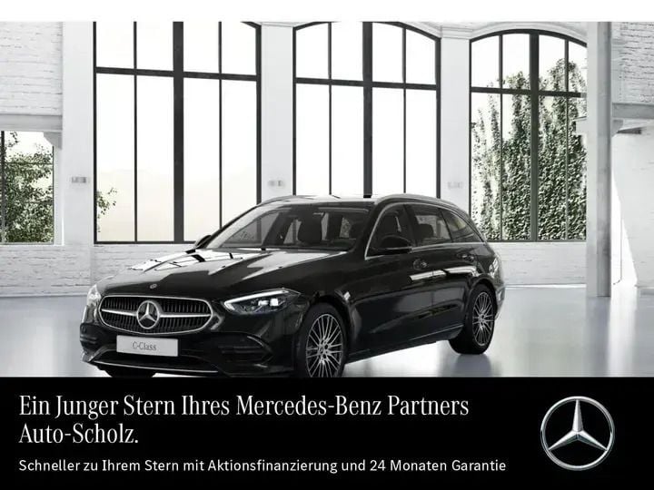 Unilack schwarz Gebraucht 2024 Mercedes C220 Advanced Kombi | 39.945 € (Guter Preis) - Bild 1/3