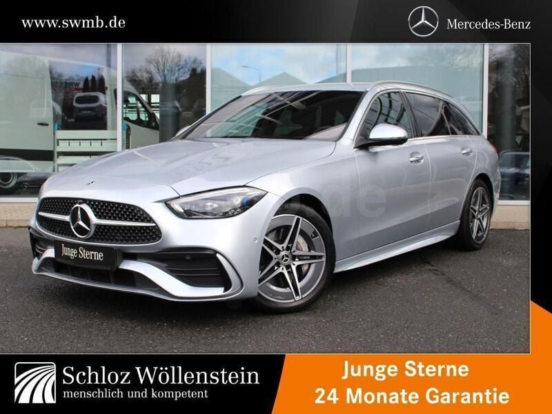 Silber Gebraucht 2023 Mercedes C300 AMG Kombi | 40.870 € (Guter Preis) - Bild 1/4