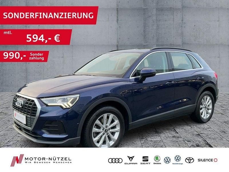Navarrablau metallic Gebraucht 2020 Audi Q3 Ambiente SUV | 29.789 € (Fairer Preis) - Bild 1/4