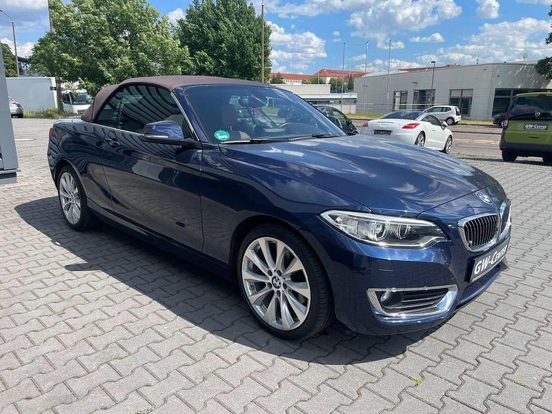 Gebraucht BMW 220 Luxury Line 184 PS (135 kW) 2016 Blau Cabrio