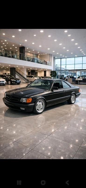 Schwarz Gebraucht 1987 Mercedes 560 Coupé | 29.990 € - Bild 1/4