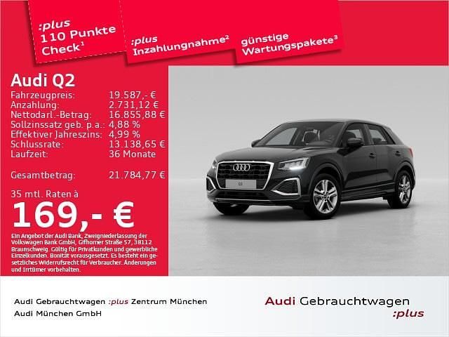 Schwarz Gebraucht 2023 Audi Q2 Advanced SUV | 19.587 € (Superpreis) - Bild 1/2
