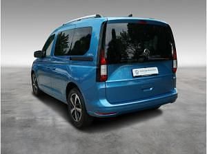Neu VW Caddy Goal 122 PS (89 kW) 2025 Blau (costa azul metallic) Van / Kleinbus