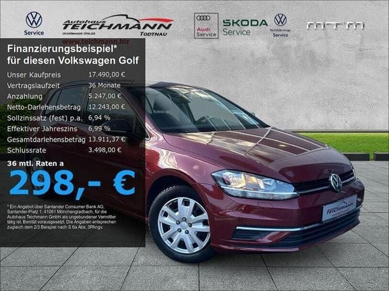 Gebraucht VW Golf VII IQ Drive 150 PS (110 kW) 2019 Rot Limousine