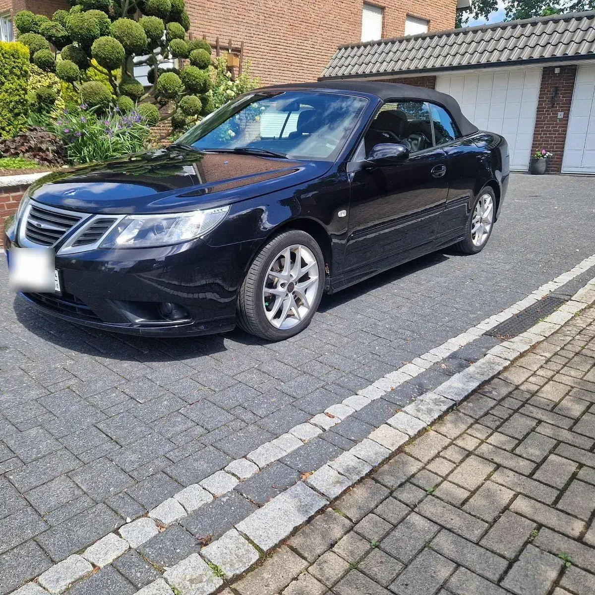 Gebraucht Saab 9-3 Cabriolet 179 PS (131 kW) 2009 Schwarz Cabrio