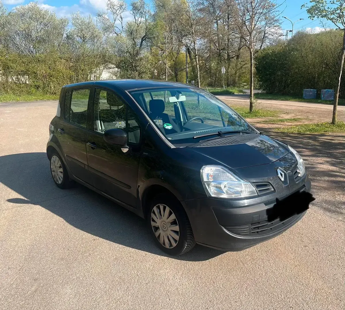 Używany Renault Modus 75 KM (55 kW) 2011 Czarny Minivan