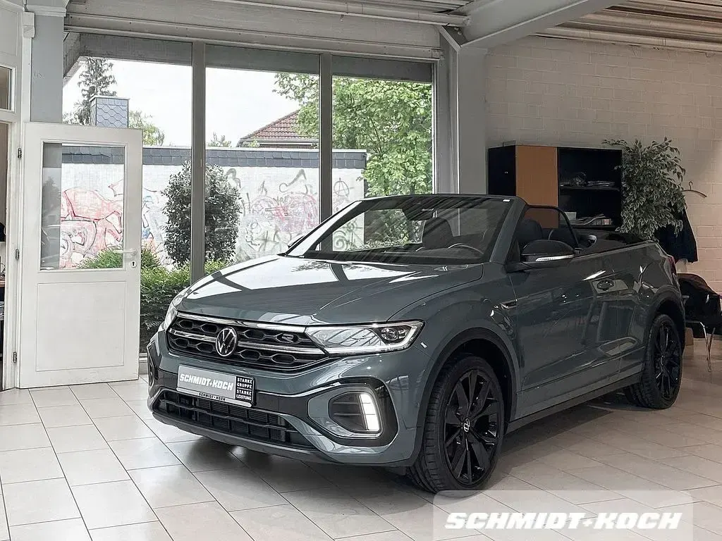 Gebraucht VW T-Roc Cabriolet R-line 150 PS (110 kW) 2023 Blau Cabrio