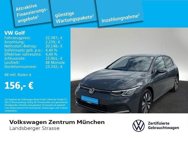 Gebraucht VW Golf VIII Move 150 PS (110 kW) 2024 Grau Limousine