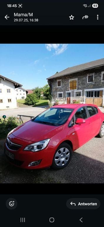 Gebraucht Opel Astra Edition 87 PS (63 kW) 2010 Rot Limousine