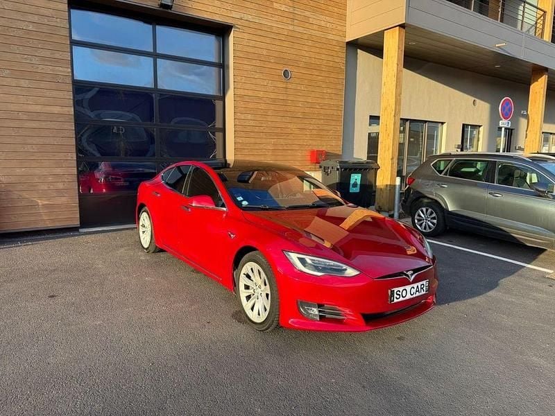 Second-hand Tesla Model S 309 kW (421 CP) 2017 Roșu Hatchback