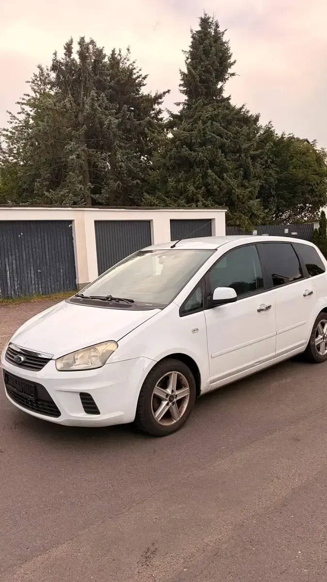 Gebraucht Ford C-MAX 105 PS (77 kW) 2009 Weiß Van / Kleinbus