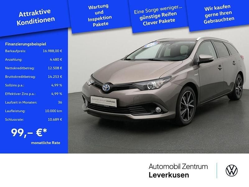 Grau Gebraucht 2018 Toyota Auris Touring Sports Team Kombi | 16.988 € (Etwas zu teuer) - Bild 1/4