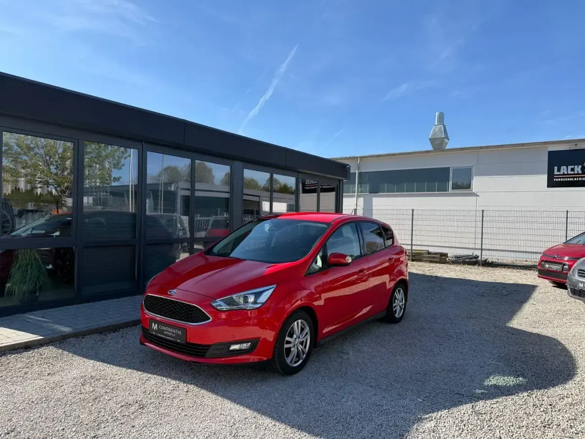 Gebraucht Ford C-MAX Trend 95 PS (69 kW) 2016 Rot Van / Kleinbus