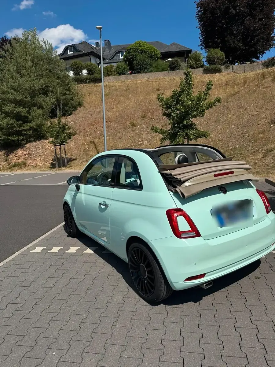 Gebraucht Fiat 500 69 PS (50 kW) 2019 Grün Cabrio