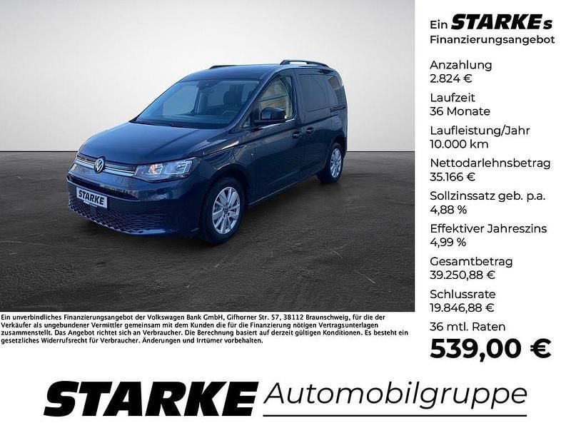 Gebraucht VW Caddy Life 150 PS (110 kW) 2025 Blau (starlight blue metallic) Van / Kleinbus