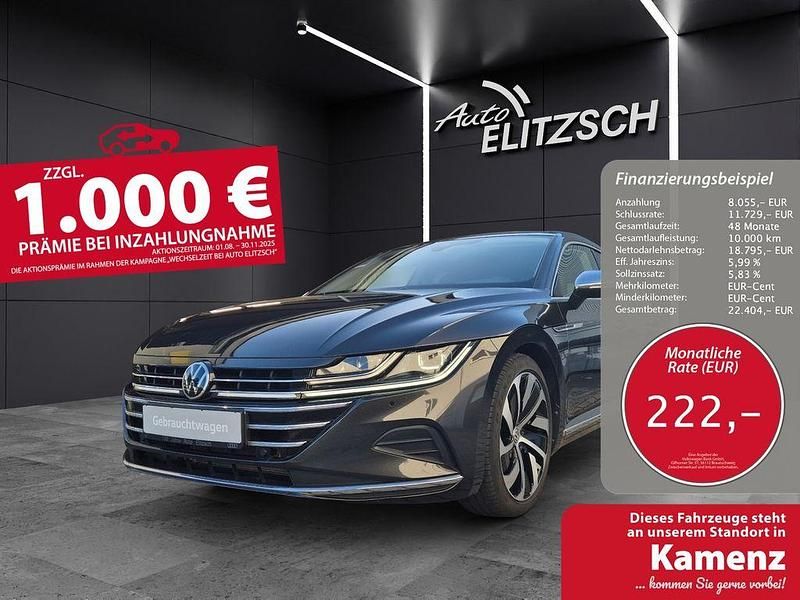 Mangangrau metallic Gebraucht 2021 VW Arteon Elegance Limousine | 26.850 € (Superpreis) - Bild 1/3