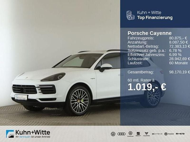 Weiß Gebraucht 2023 Porsche Cayenne SUV | 80.875 € (Superpreis) - Bild 1/3