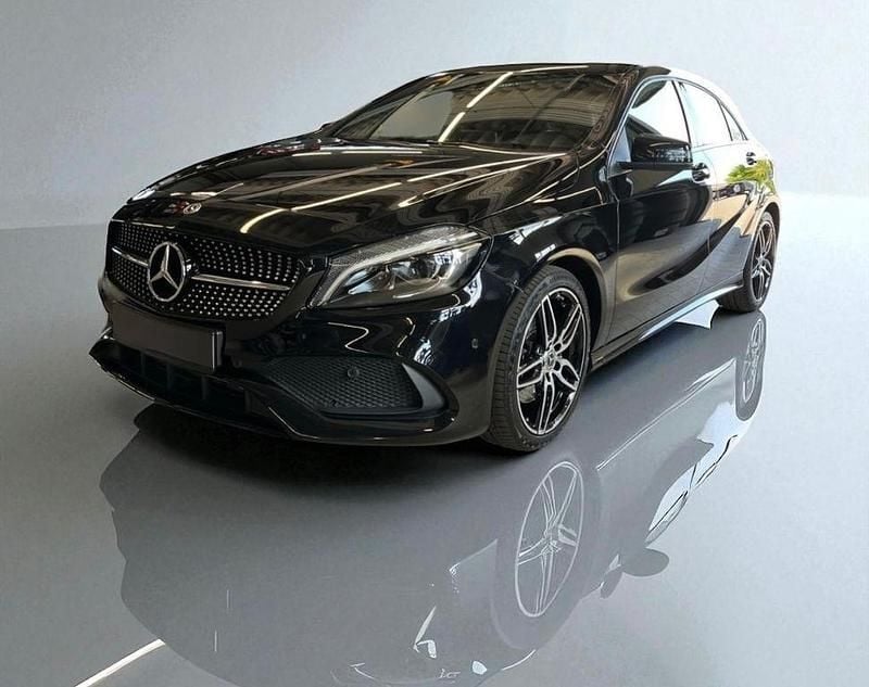 Schwarz Gebraucht 2017 Mercedes A250 AMG line Limousine | 19.000 € (Fairer Preis) - Bild 1/4