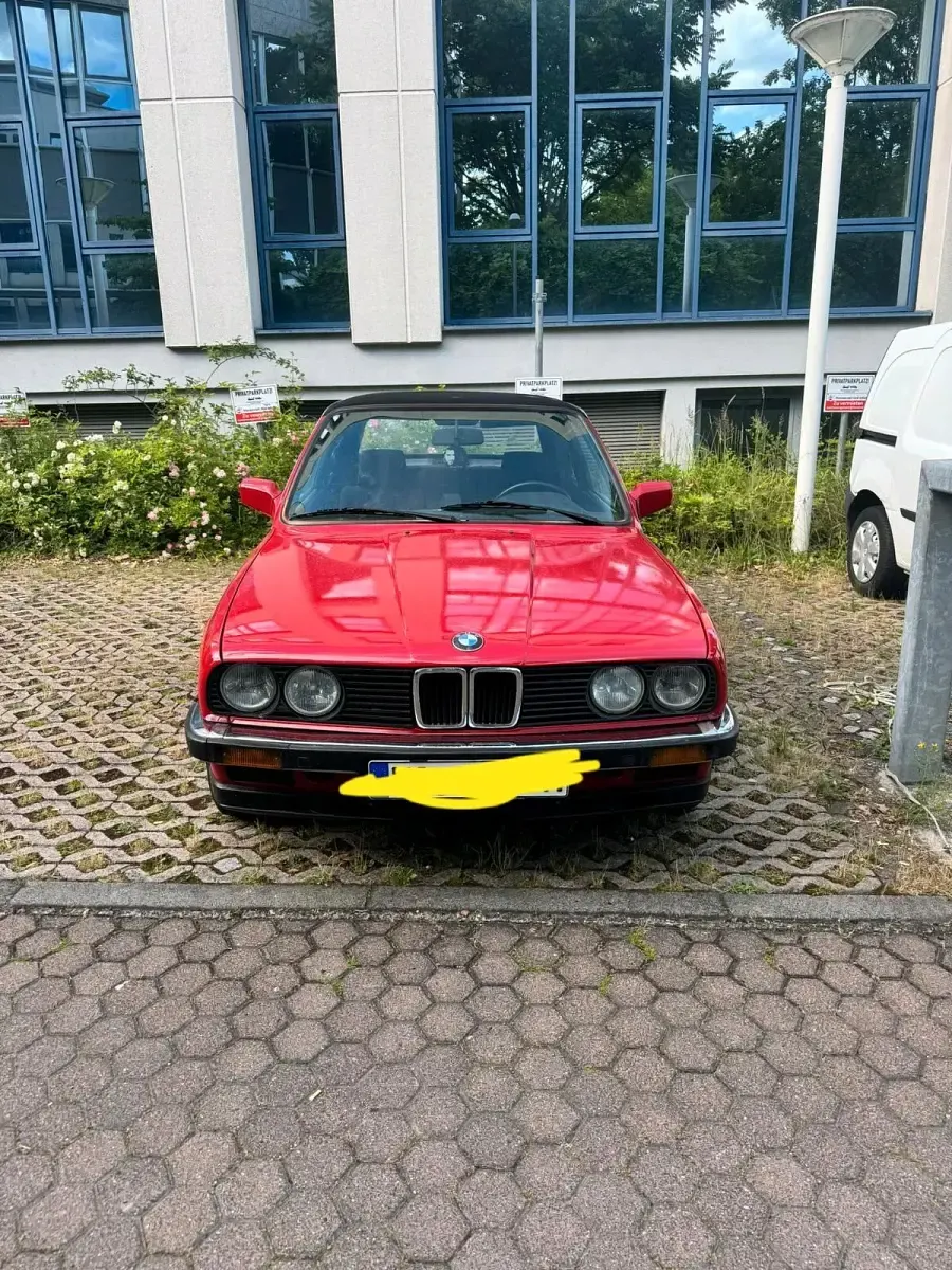 Gebraucht BMW 318 118 PS (86 kW) 1985 Rot Cabrio