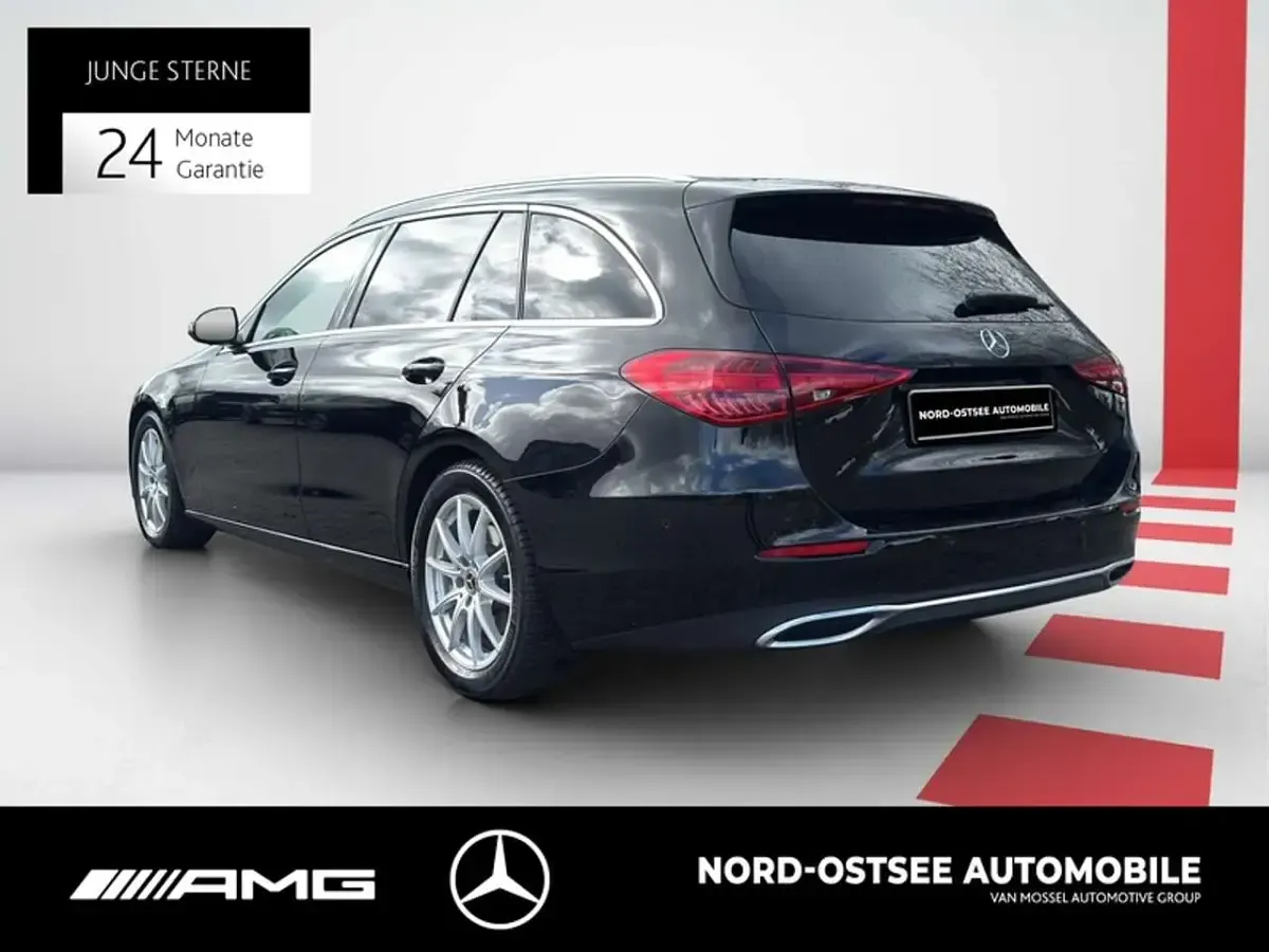 Gebraucht Mercedes C220 Avantgarde 200 PS (147 kW) 2023 Unilack schwarz Kombi