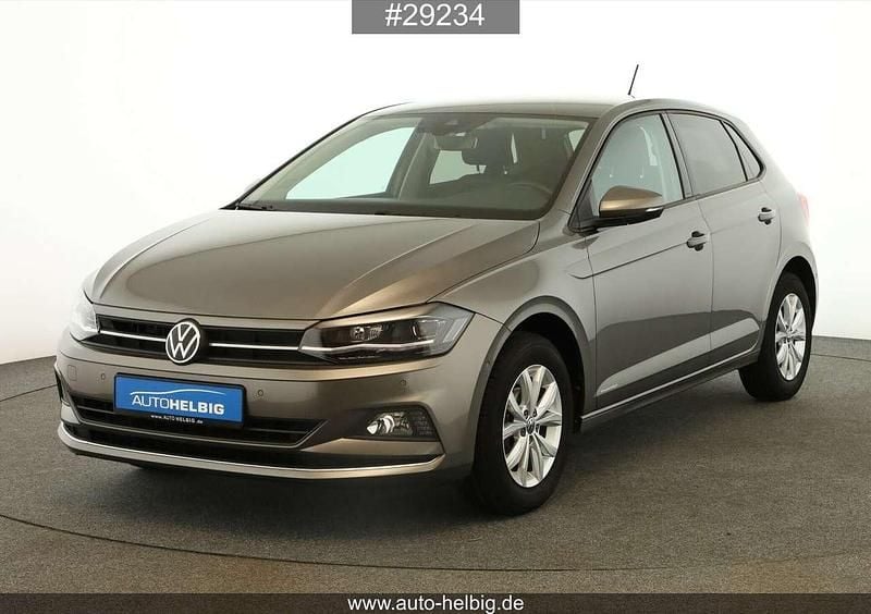 Limestone grey metallic Gebraucht 2020 VW Polo Highline Limousine | 15.390 € (Fairer Preis) - Bild 1/4
