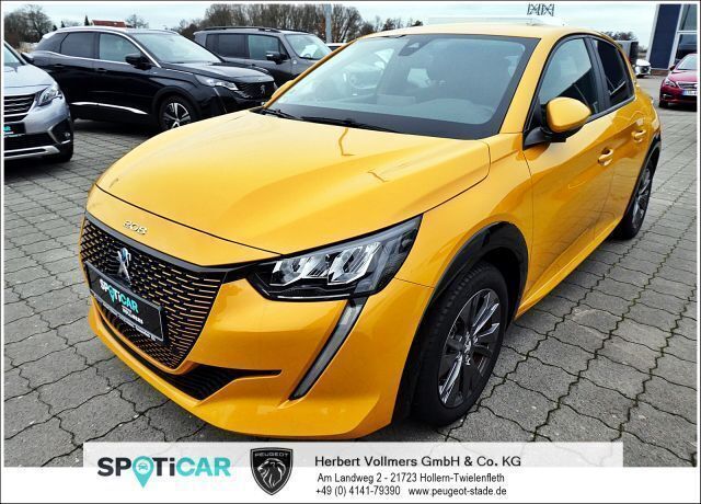 Faro gelb metallic Gebraucht 2021 Peugeot e-208 Active Kleinwagen | 15.950 € (Fairer Preis) - Bild 1/4