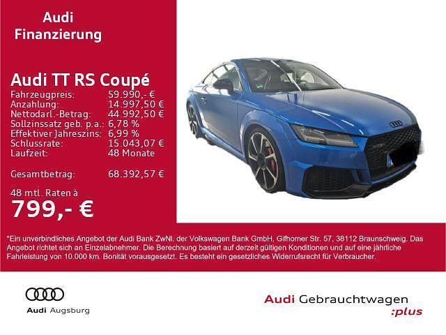 Blau Gebraucht 2022 Audi TT RS Sport Coupé | 59.990 € (Fairer Preis) - Bild 1/4