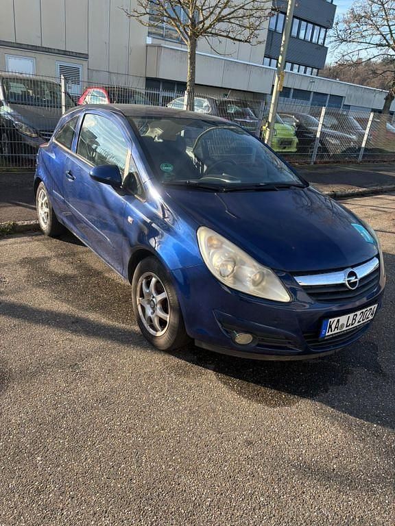 Blau Gebraucht 2007 Opel Corsa Edition Limousine | 1.850 € (Fairer Preis) - Bild 1/4