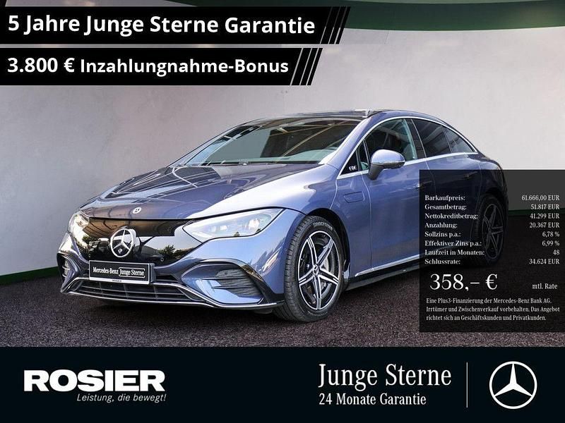 Blau Gebraucht 2024 Mercedes EQE500 Premium Limousine | 61.666 € (Fairer Preis) - Bild 1/3