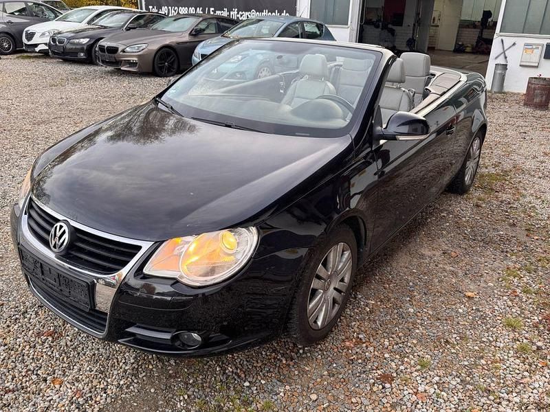 Schwarz Gebraucht 2007 VW Eos Cabrio | 4.990 € (Fairer Preis) - Bild 1/4