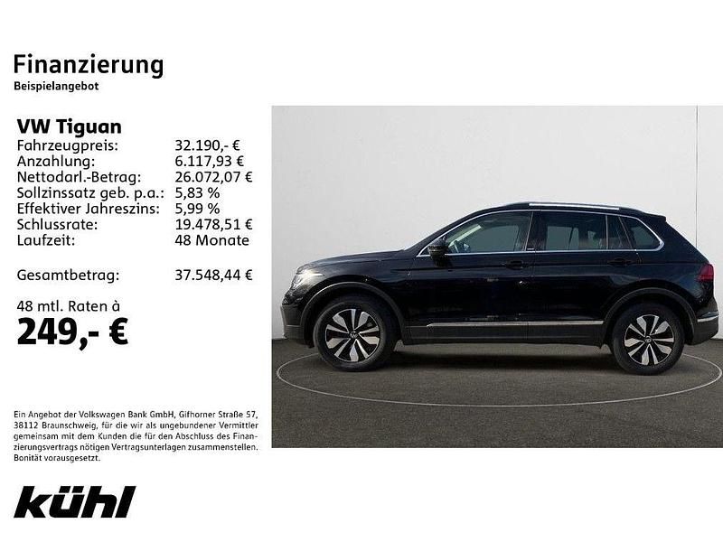 Gebraucht VW Tiguan Move 150 PS (110 kW) 2023 Deep black perleffekt SUV