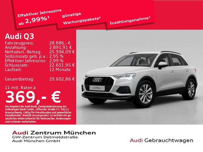 Ibisweiß Gebraucht 2022 Audi Q3 Ambiente SUV | 28.886 € (Guter Preis) - Bild 1/2