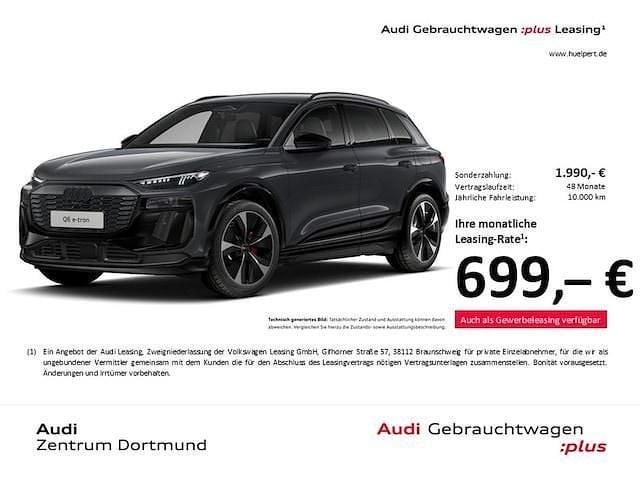 Grau Gebraucht 2024 Audi Q6 e-tron Edition .1 SUV | 70.998 € (Fairer Preis) - Bild 1/3