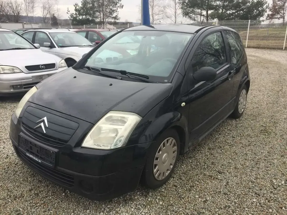 Gebraucht Citroën C2 Advance 60 PS (44 kW) 2007 Schwarz Kleinwagen