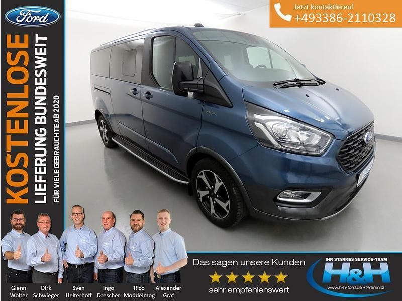 Chromablau Gebraucht 2023 Ford Tourneo Custom Active Van / Kleinbus | 41.740 € (Etwas zu teuer) - Bild 1/4