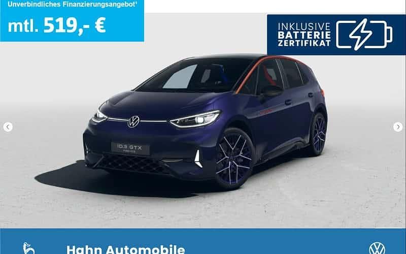 Blau Neu 2025 VW ID.3 GTX Kleinwagen | 60.395 € - Bild 1/4