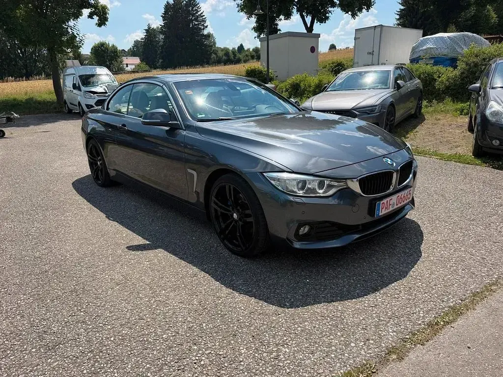 Gebraucht BMW 420 Cabriolet Sport Line 184 PS (135 kW) 2015 Grau Cabrio