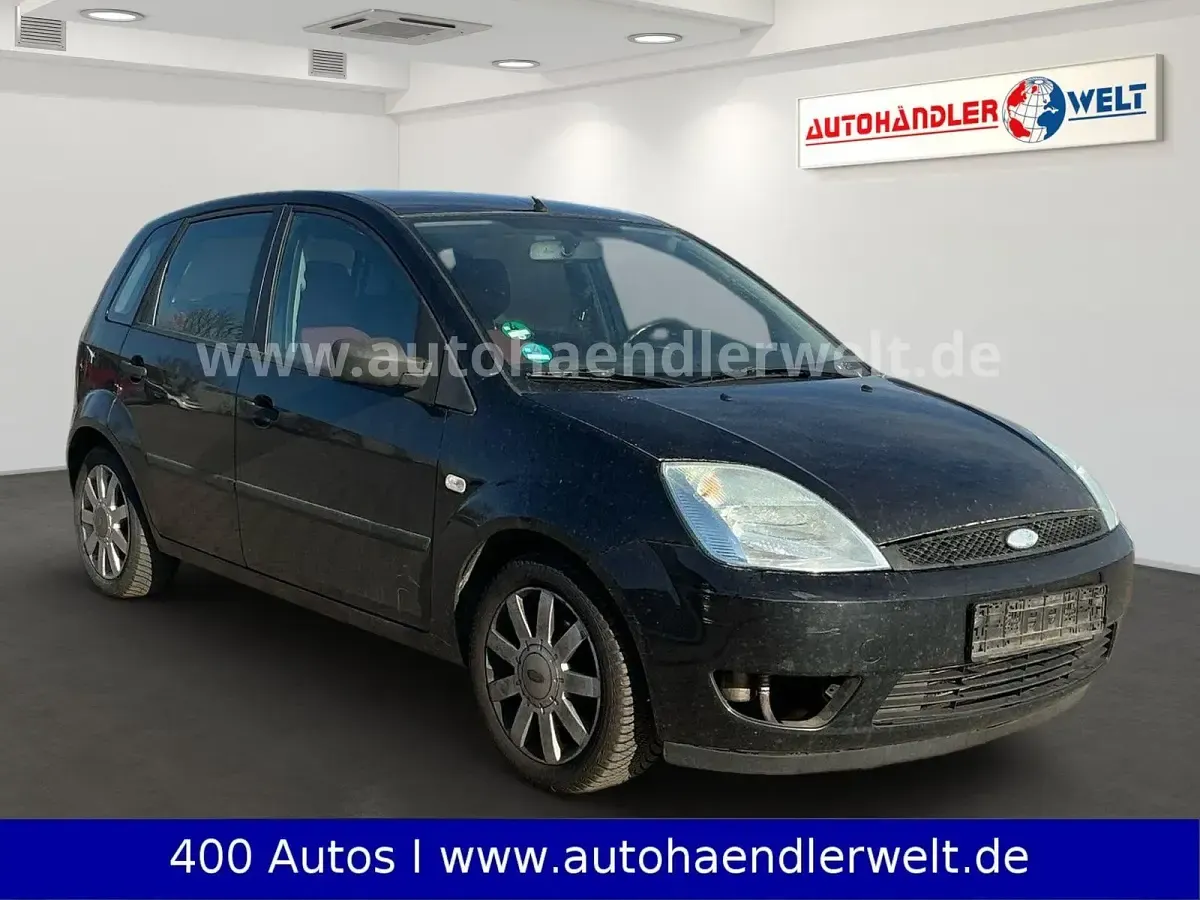 Gebraucht Ford Fiesta 69 PS (50 kW) 2005 Schwarz Kleinwagen