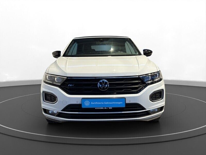 Gebraucht VW T-Roc Cabriolet R-line 150 PS (110 kW) 2021 Weiß Cabrio